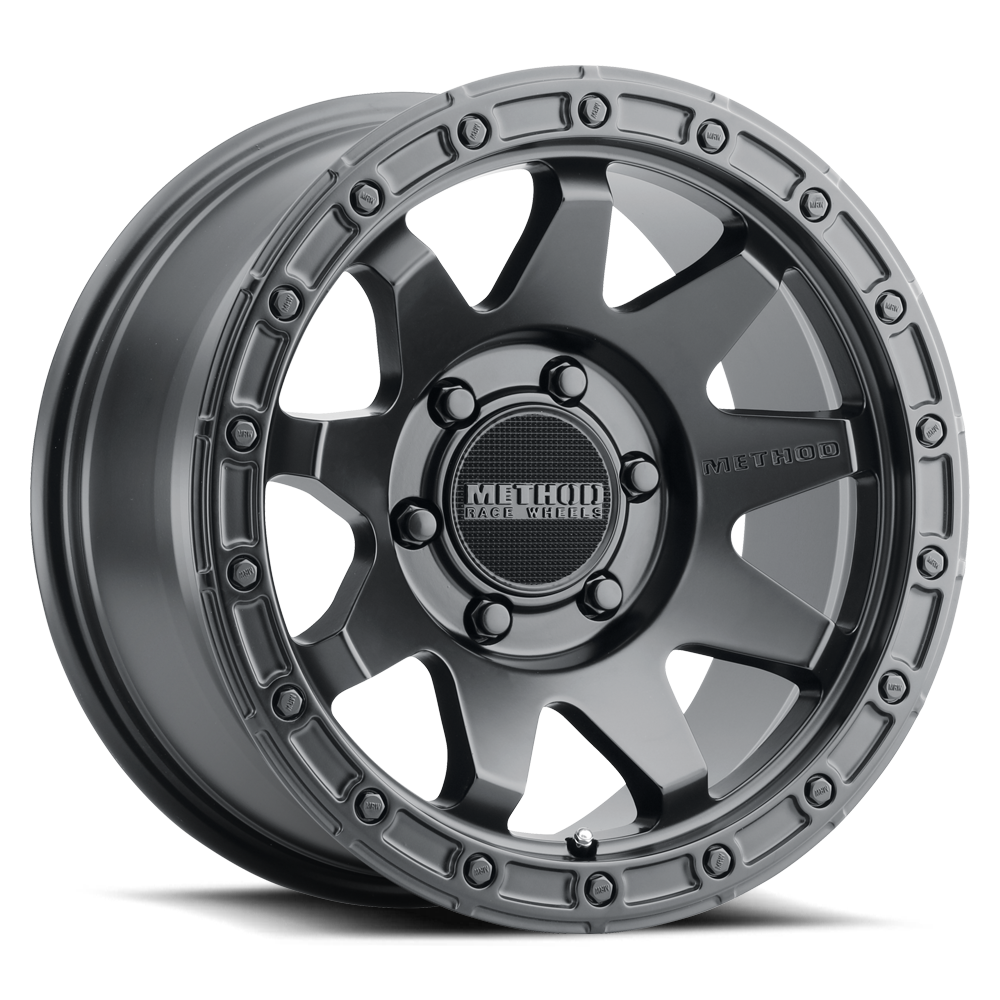 Method MR317 18x9 +3mm Offset 6x5.5 106.25mm CB Matte Black Wheel