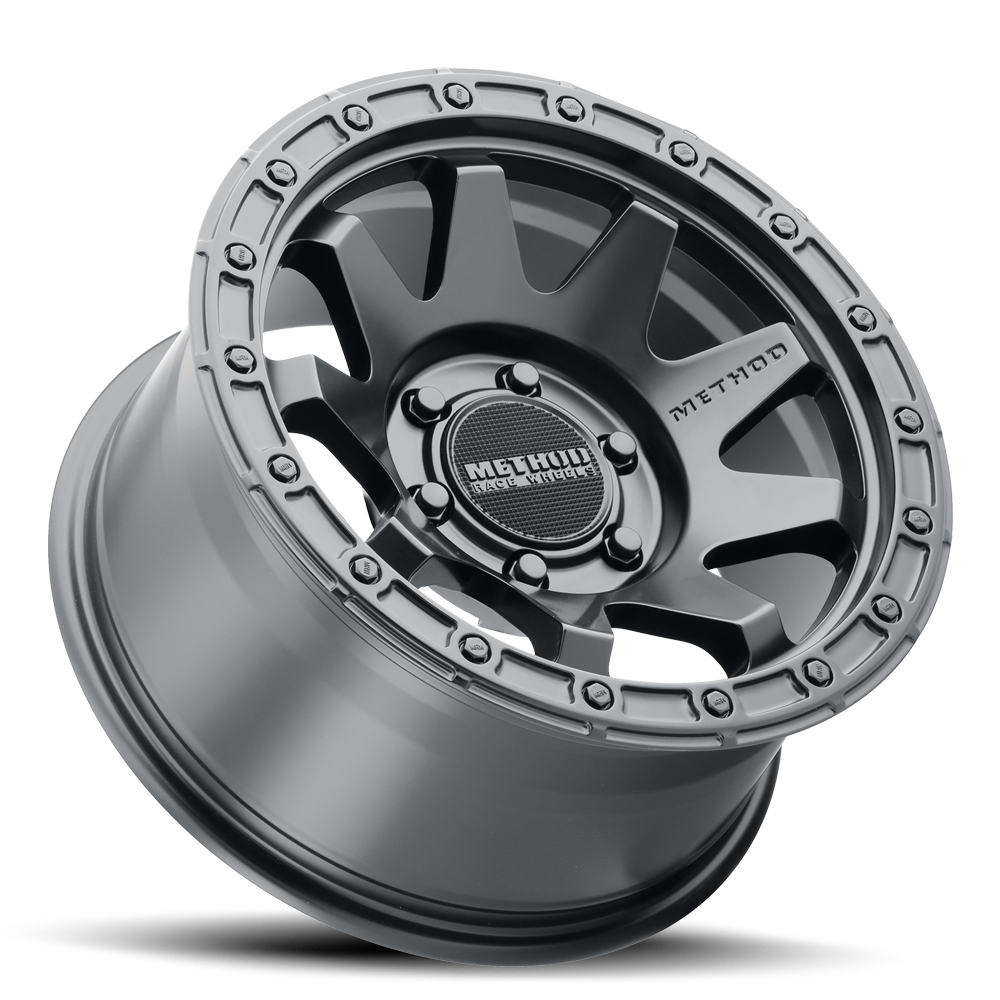 Method MR317 18x9 +3mm Offset 6x5.5 106.25mm CB Matte Black Wheel