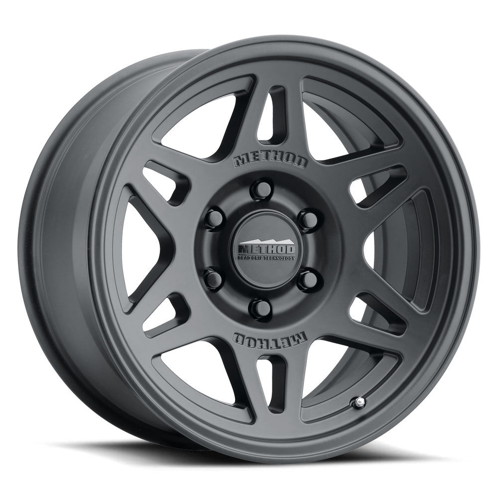 Method MR706 Bead Grip 17x8.5 35mm Offset 6x5.5 5.5mm Matte Black Wheel