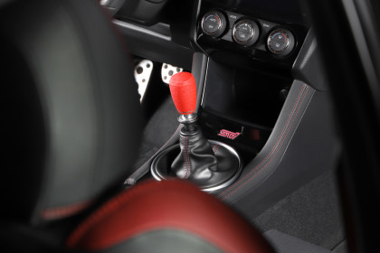 GrimmSpeed Shift Knob Stainless Steel - Red for Subaru 5 / 6 Speed