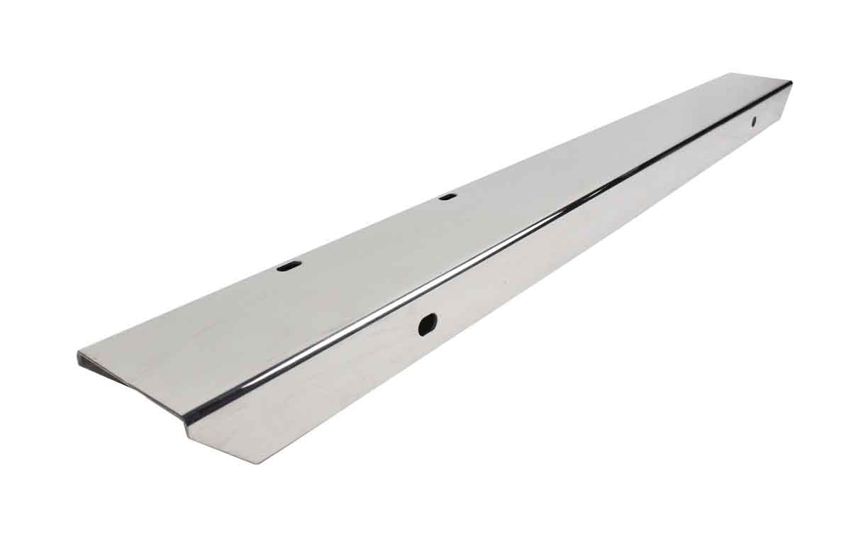 Kentrol 42" Front Bumper Without Hole - Polished Silver for 45-86 Jeep CJ