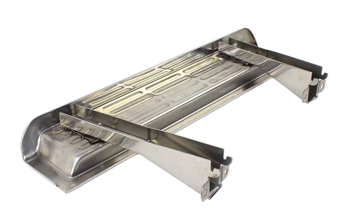 Kentrol Side Steps Pair - Polished Silver for 01-06 Jeep TJ