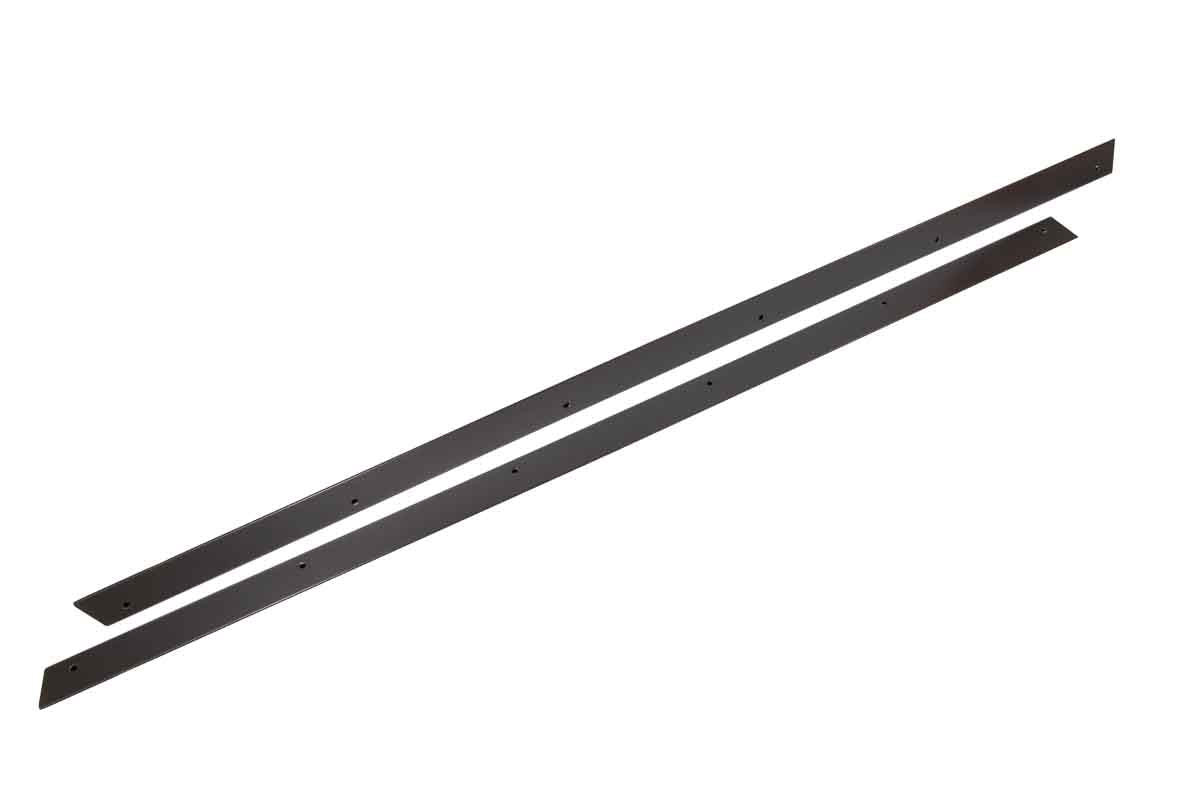 Kentrol Rocker Guards Black Powdercoat Stainless for 76-86 Jeep CJ7