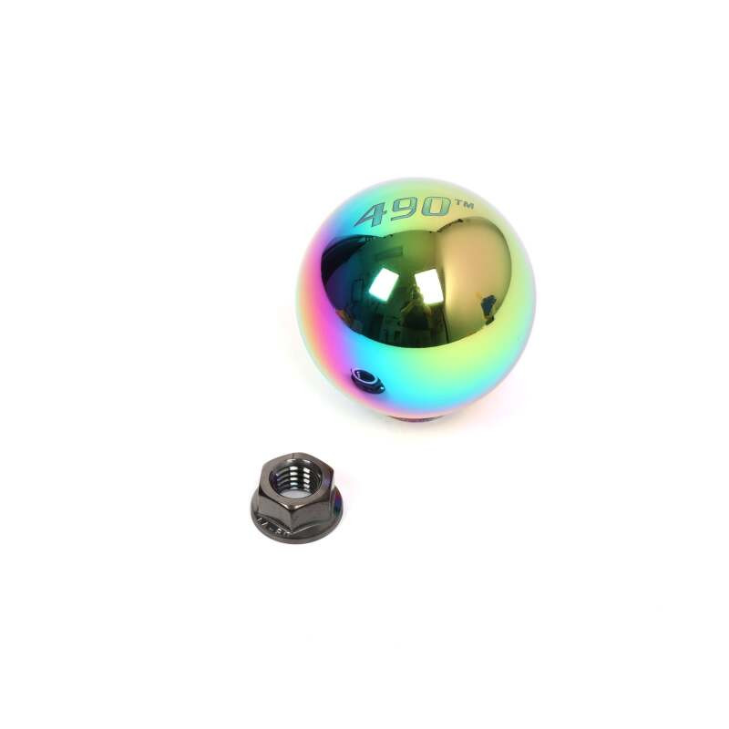 BLOX Racing V2 - 490 Limited Series Spherical Shift Knob 12X1.25 - Neo Chrome