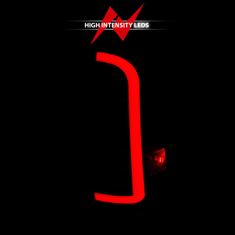 ANZO Full LED Tail Lights w/Light Bar Black Housing Smoke Lens for 05-15 Tacoma