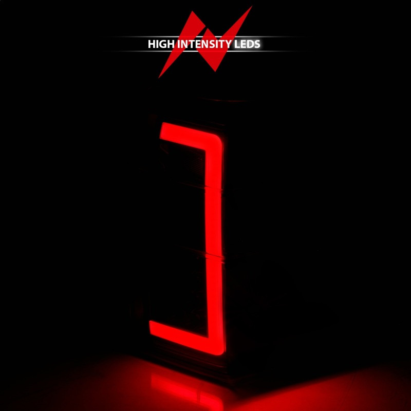 ANZO LED Taillights w/ Light Bar Black Housing Smoke Lens for 07-17 Expedition