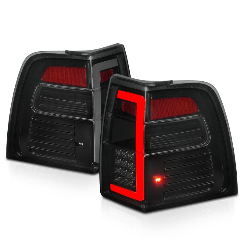 ANZO LED Taillights w/ Light Bar Black Housing Smoke Lens for 07-17 Expedition