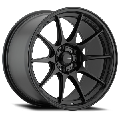 Konig Dekagram 18x8.5 5x112 ET43 Semi-Matte Black Wheel