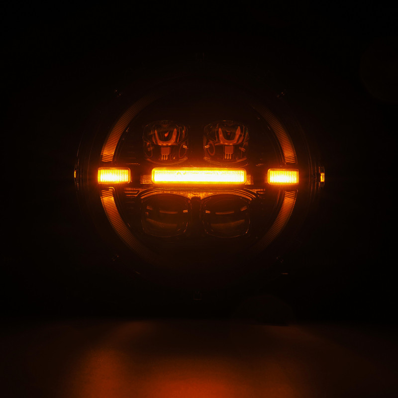 AlphaRex LED Proj Headlights Alpha-Blk for 18-23 Wrangler JL/Gladiator JT