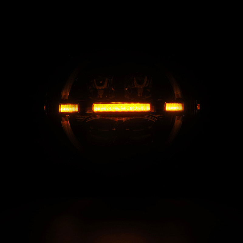 AlphaRex LED Proj Headlights Alpha-Blk for 18-23 Wrangler JL/Gladiator JT