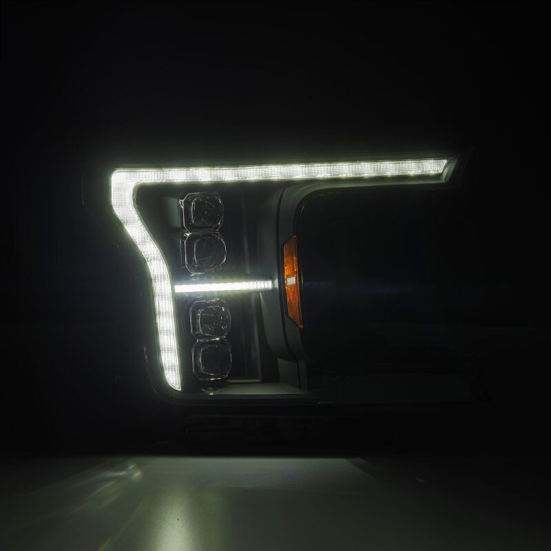 AlphaRex NOVA LED Proj Headlight Black for 18-20 Ford F-150