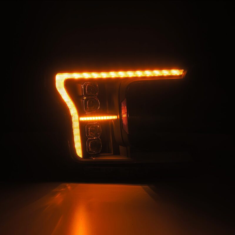 AlphaRex NOVA LED Proj Headlight Black for 18-20 Ford F-150