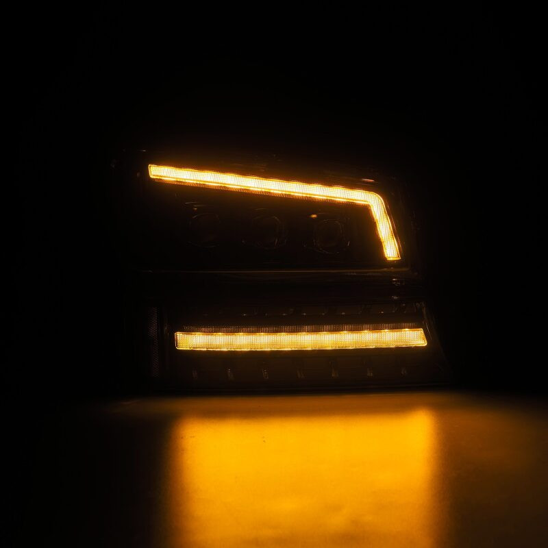 AlphaRex Alpha-Black NOVA LED Proj Headlights for 03-06 Silverado / Avalanche