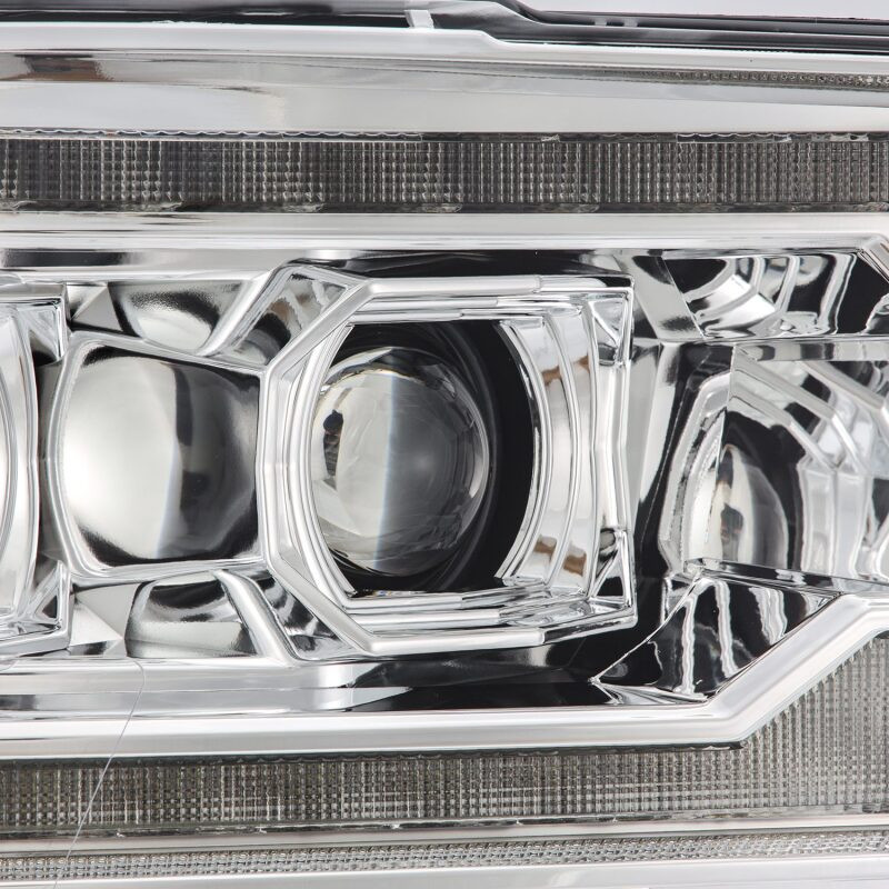 AlphaRex LUXX LED Proj Headlights Chrome for 09-18 Dodge Ram 2500