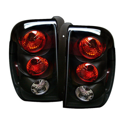 Spyder Euro Style Tail Lights Black for 02-09 Chevy TrailBlazer