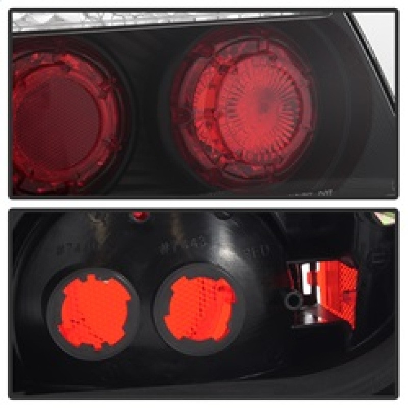Spyder Euro Style Tail Lights Black for 02-03 WRX Sedan