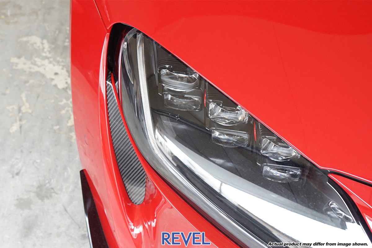 Revel GT Dry Carbon Front Fog Lamp Cover for 2020 Toyota GR Supra