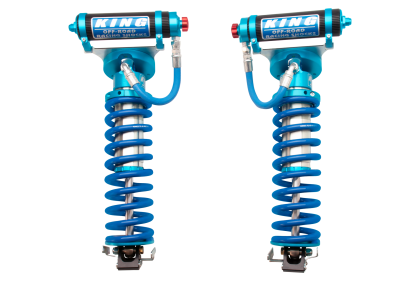 King Shocks Front 3.0 Dia Remote Res Coilover Conv w/Adjuster for 05+ F-250 4WD