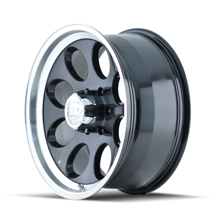 ION Type 171 15x8 / 5x114.3 BP / -27mm Offset / 83.82mm Hub Black/Machined Wheel