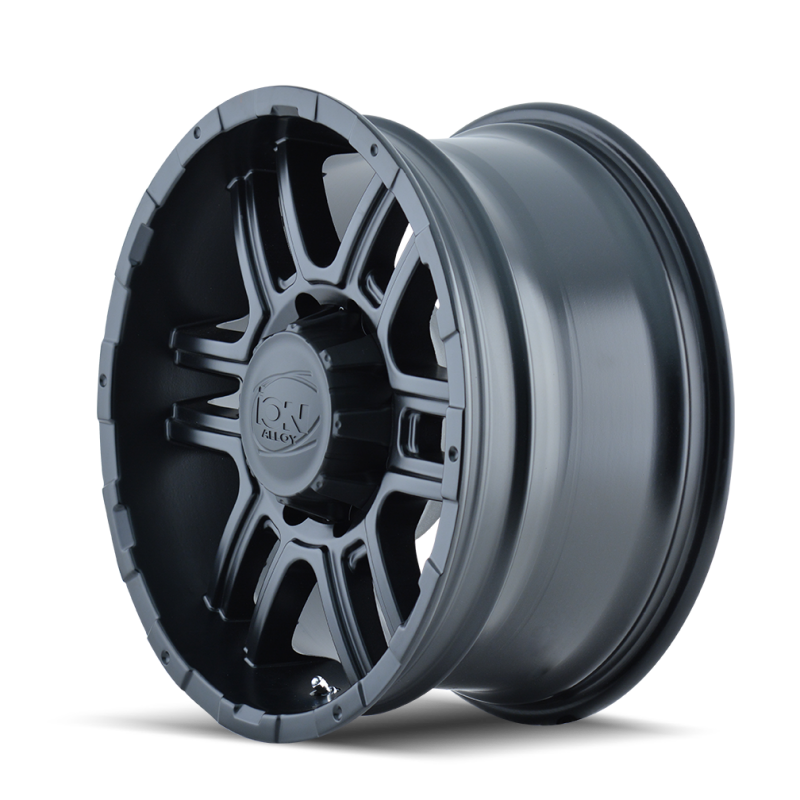 ION Type 179 16x8 / 6x114.3 BP / 10mm Offset / 83.82mm Hub Matte Black Wheel
