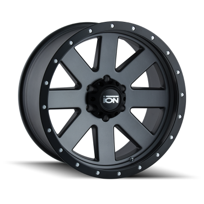 ION Type 134 17x8.5 / 5x127 BP / 6mm / 83.82mm Matte Gunmetal/Black Wheel