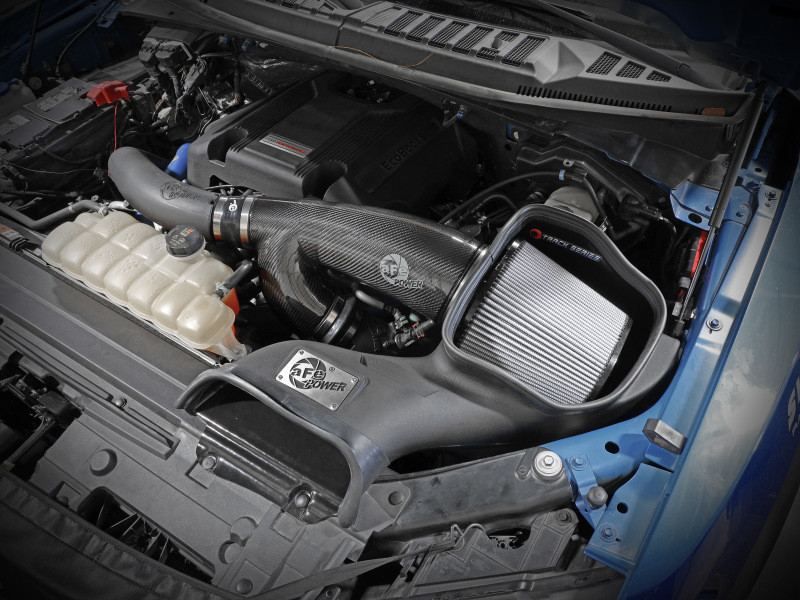 aFe Carbon Fiber Cold Air Intake w/ Pro DRY S Filters for 17-20 F-150 / Raptor