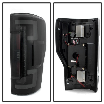 Spyder LED Tail Lights - Black Smoke for 17-18 F-250 Super Duty Excl LED Models
