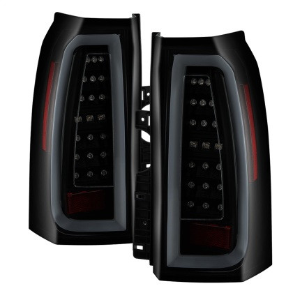 Spyder LED Tail Lights - Black Smoke for 15-17 Chevy Tahoe / Suburban