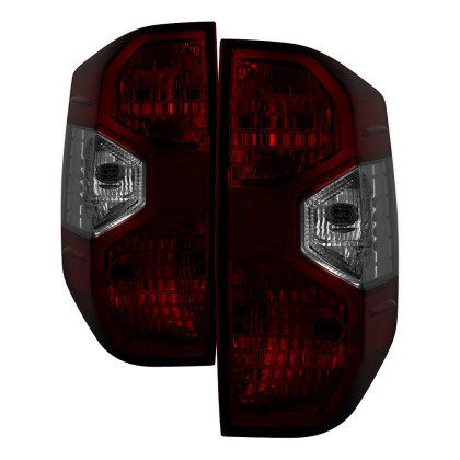 Spyder xTune Tail Lights - Dark Red for 14-17 Toyota Tundra