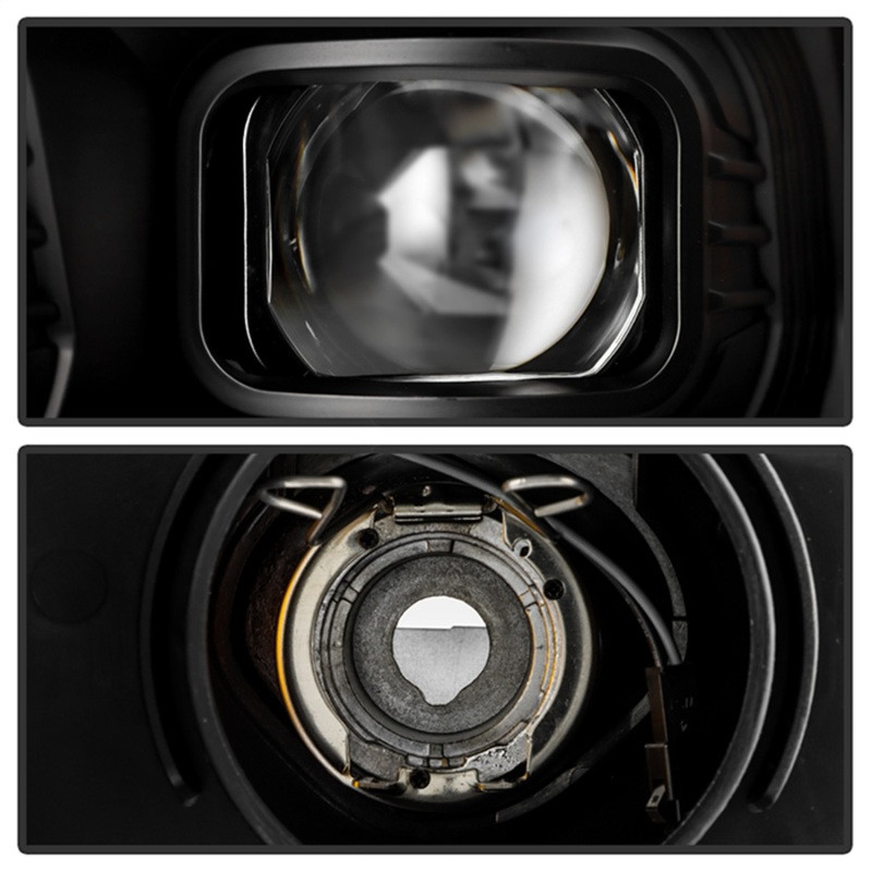 Spyder Projector Headlights - Black for 19-22 Dodge Ram 2500 (Halogen Only)
