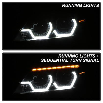 Spyder Projector Headlights Black for 09-13 BMW Z4 (Not Comp w Halogen)