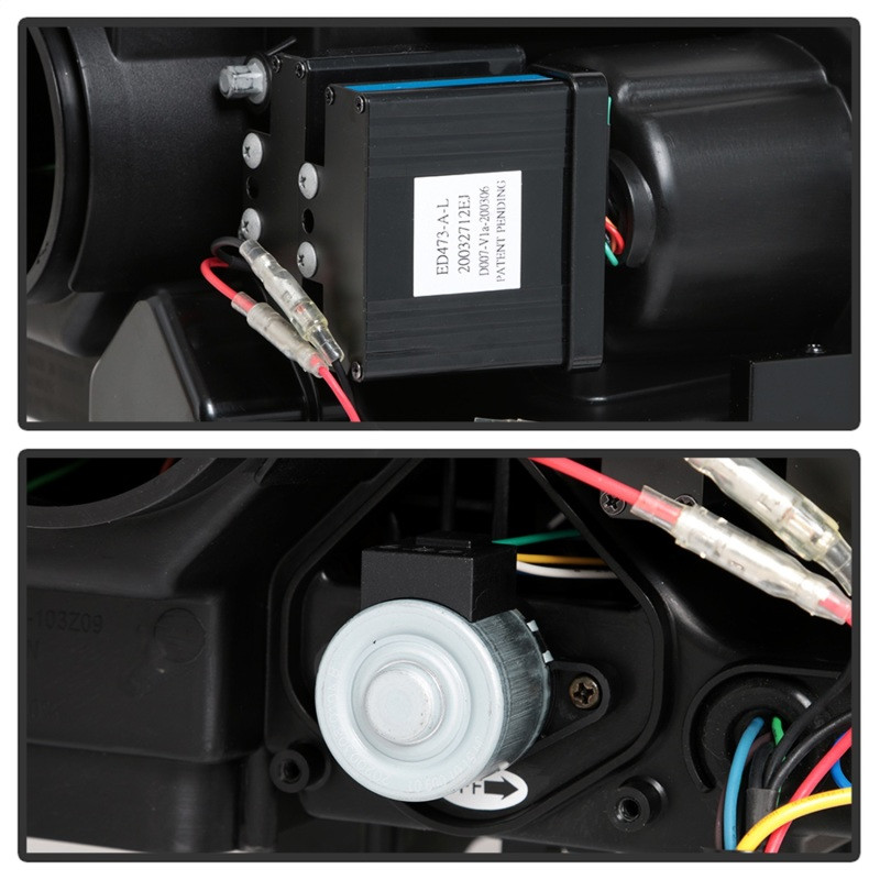 Spyder Projector Headlights Black for 09-13 BMW Z4 (Not Comp w Halogen)