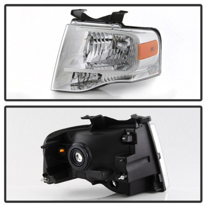 Spyder xTune Headlights -Chrome for 07-14 Ford Expedition