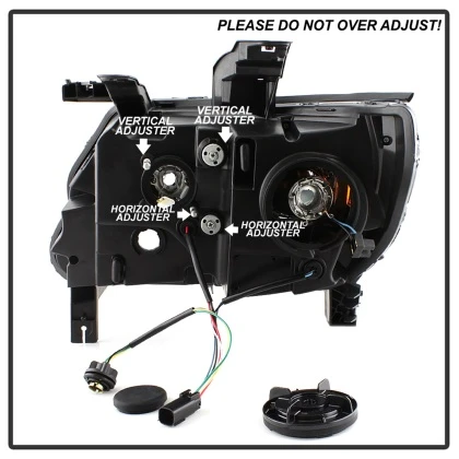 Spyder Projector Headlights - Light Bar LED - Black for 15-17 Chevy Colorado