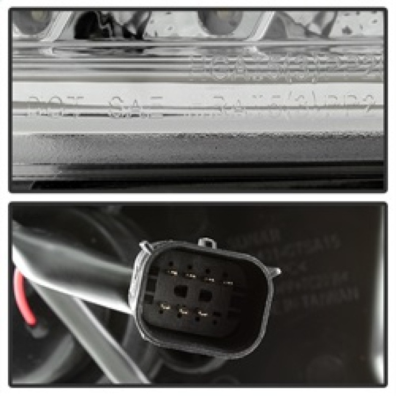 Spyder Projector Headlights - DRL LED - Chrome for 2015 -2016 Tahoe / Suburban