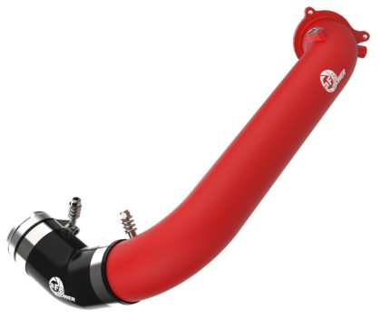 aFe BladeRunner Red 2-3/4" Aluminum Charge Pipe for 2021 Supra GR (A90) 2.0L