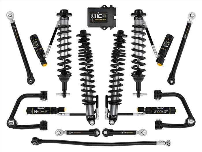 ICON 3-4" STAGE 8 SUSPENSION Lift Kit w/ TUBULAR UCA for 21+ BRONCO w/o SASQUATCH