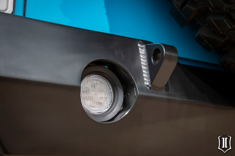 ICON Pro Series 2 Rear Bumper w/Hitch/Tabs for 07-18 Jeep Wrangler JK