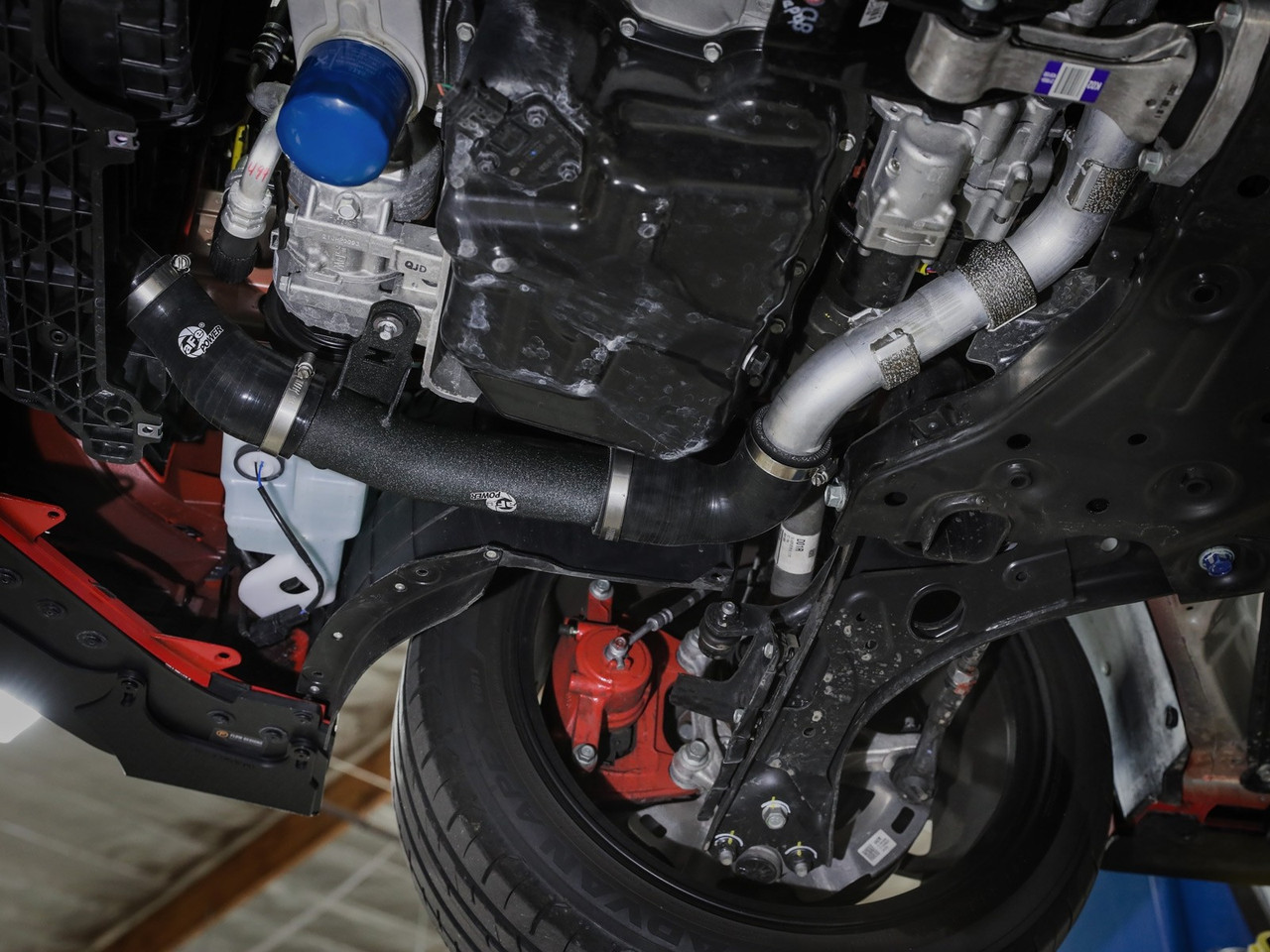 aFe BladeRunner 2-1/2" Aluminum Hot Charge Pipe for 19-22 Veloster N L4 2.0L (t)