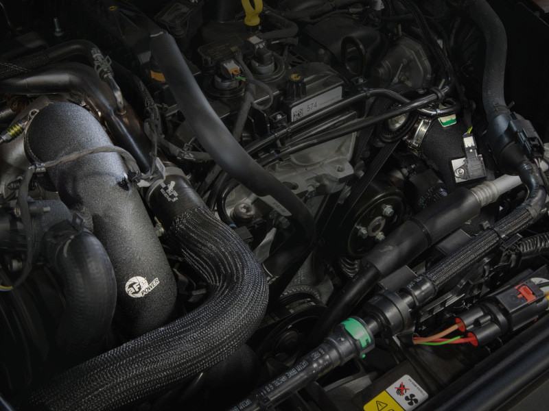 aFe BladeRunner Alum Hot/Cold Charge Pipe Kit - Black for 21-22 Bronco 2.3L (t)