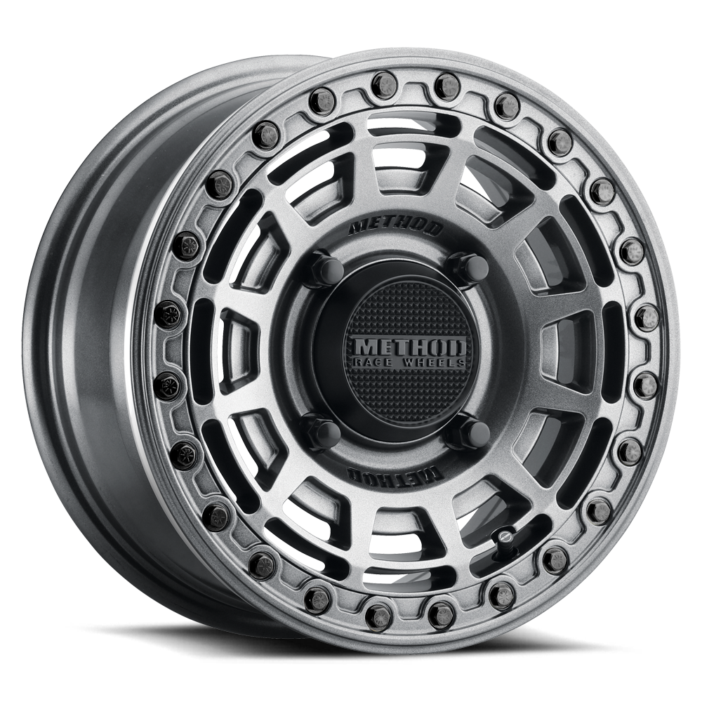 Method MR415 Beadlock 15x10 / 6+4/25mm Offset / 5x4.5 / 76 CB Graphite Wheel