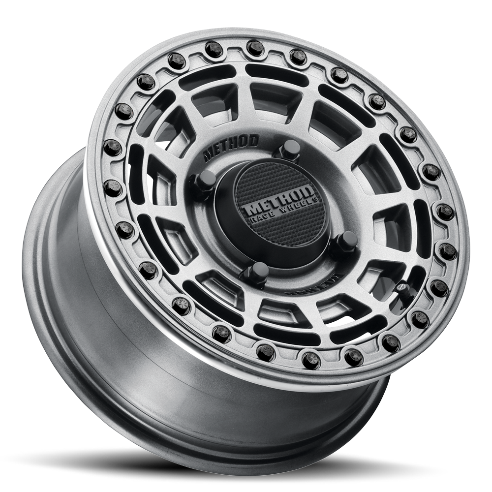 Method MR415 Beadlock 15x7 / 5+2/38mm Offset / 4x156 / 132mm CB Graphite Wheel