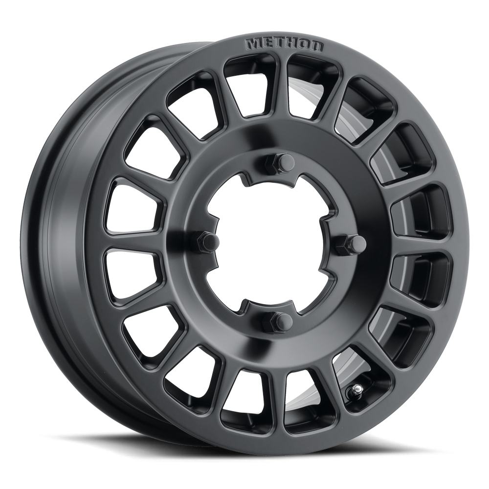 Method MR407 Bead Grip 14x6 / 5+1/38mm / 4x136 / 100mm CB Matte Black Wheel