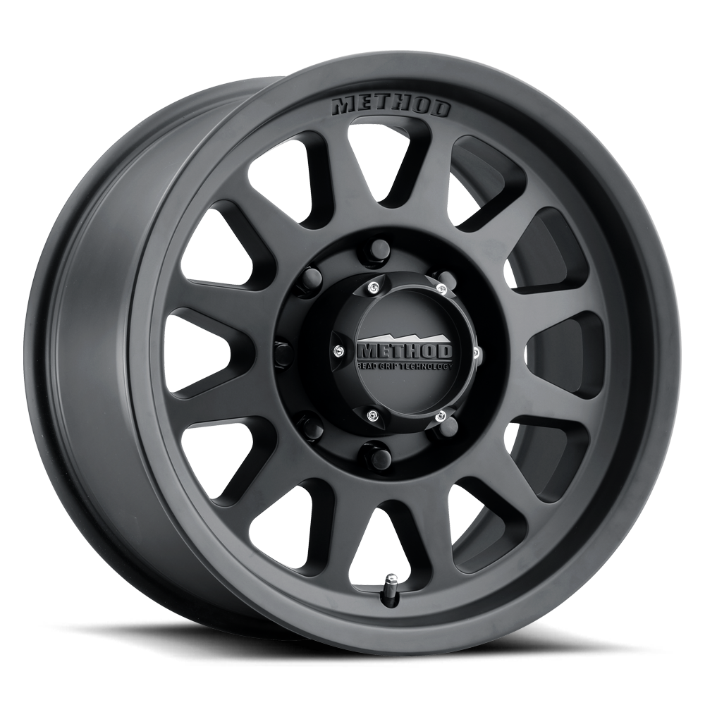 Method MR704 HD 17x9 18mm Offset 8x170 130.81mm CB Matte Black Wheel