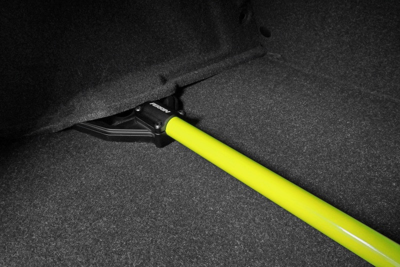 Perrin Rear Shock Tower Brace - Neon Yellow for 2013+ BRZ/FR-S/86/GR86
