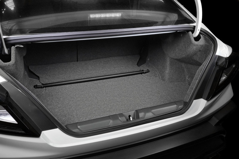 Perrin Rear Shock Tower Brace - Black for 15-21 Subaru WRX/STI