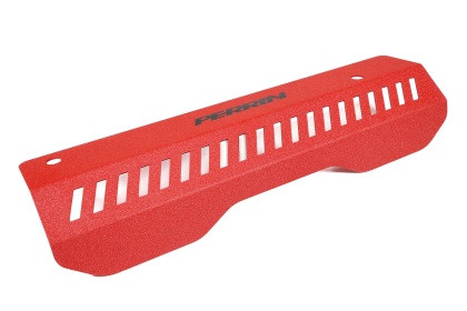 Perrin Pulley Cover (Short Version - Works w/AOS System) - Red for 22-23 WRX