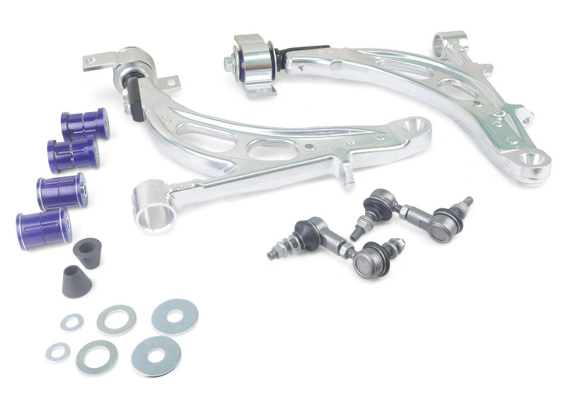 SuperPro Front Lower Alloy Control Arm Kit for 02-05 WRX / 04-06 STI