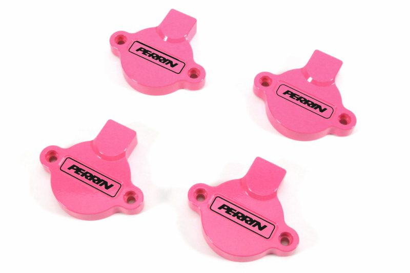 Perrin Cam Solenoid Cover - Pink for 15-22 Subaru WRX / 19-24 Subaru Ascent