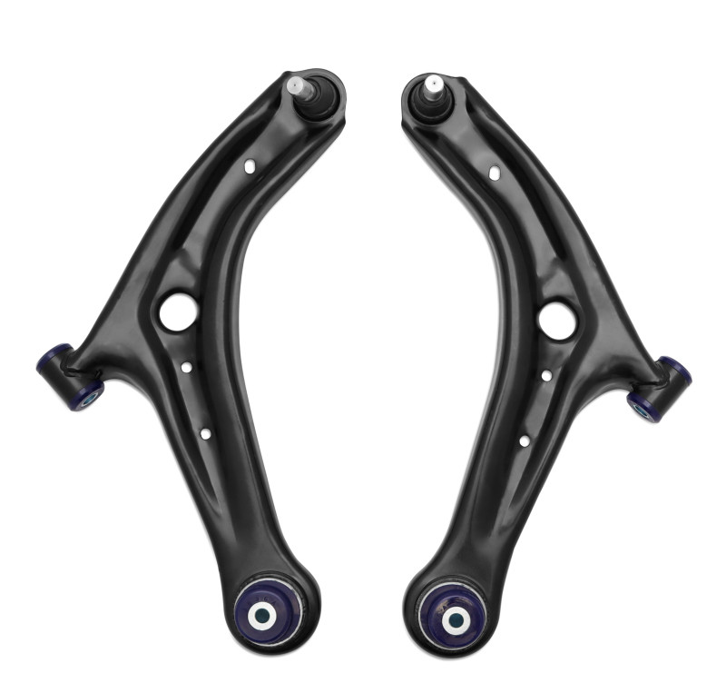 SuperPro Performance Lower Control Arm Set (+Caster) for 13-17 Ford Fiesta